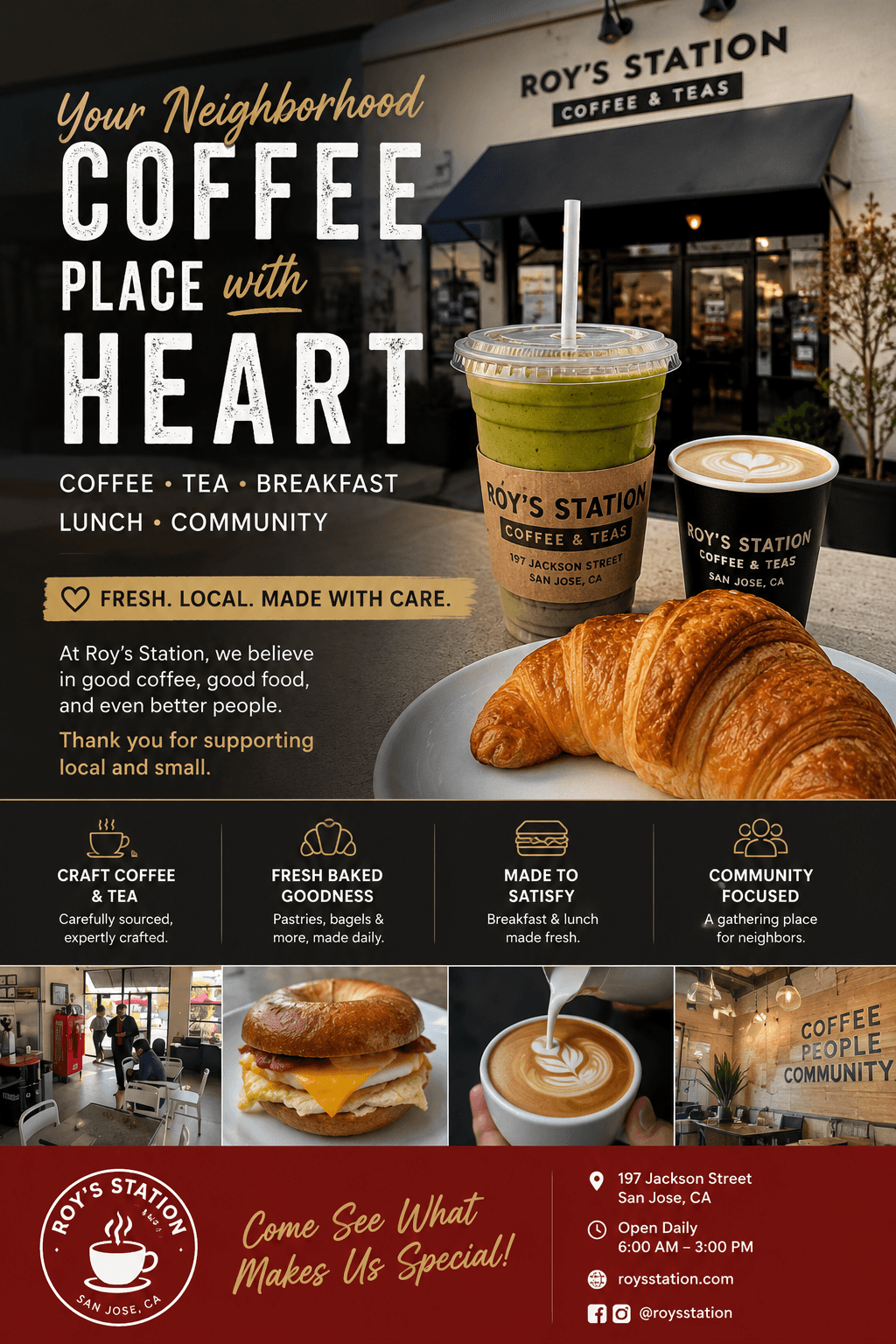 Roy's Station Coffee — Coffee Shop