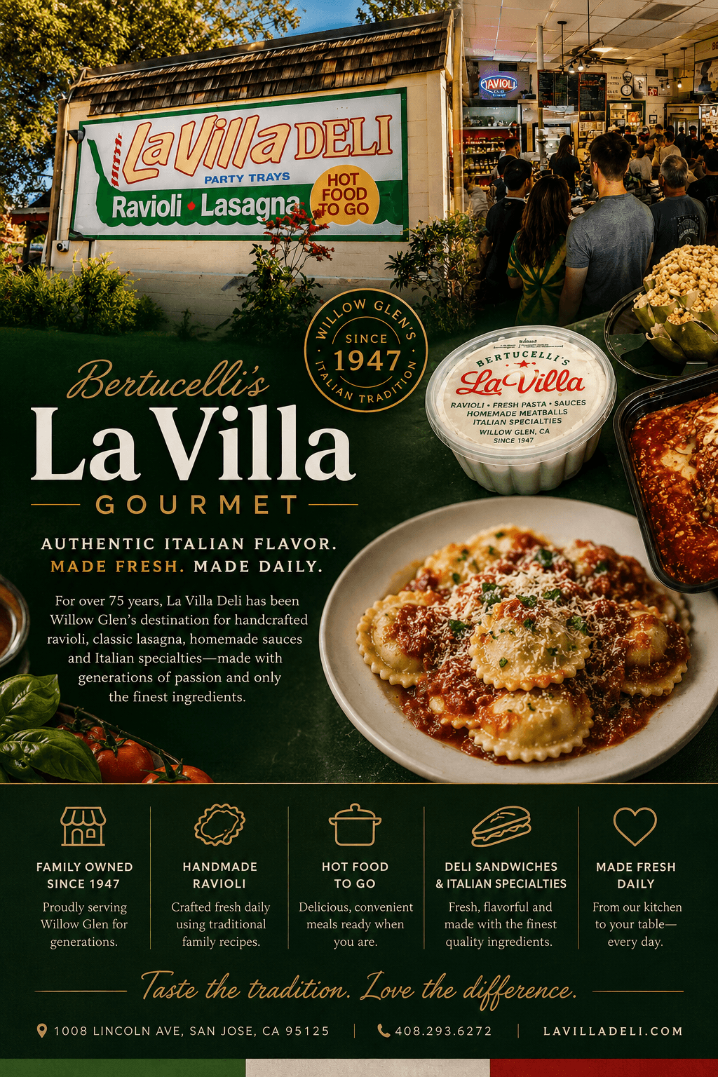 BERTUCELLI'S La Villa Italian Delicatessen — Italian Restaurant / Deli